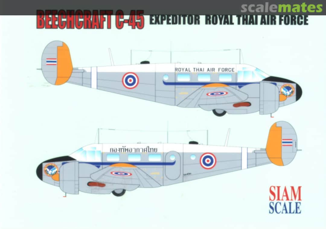 Boxart Beechcraft C-45 Expeditor 72029 Siam Scale