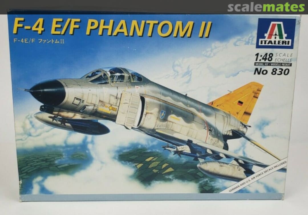 Boxart F-4E/F Phantom II 830 Italeri