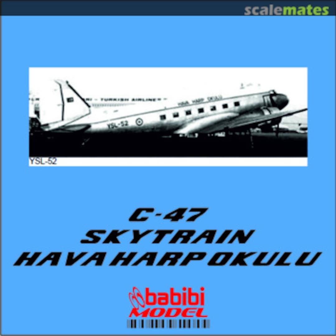 Boxart C-47 Skytrain Dbt-01160 Babibi model