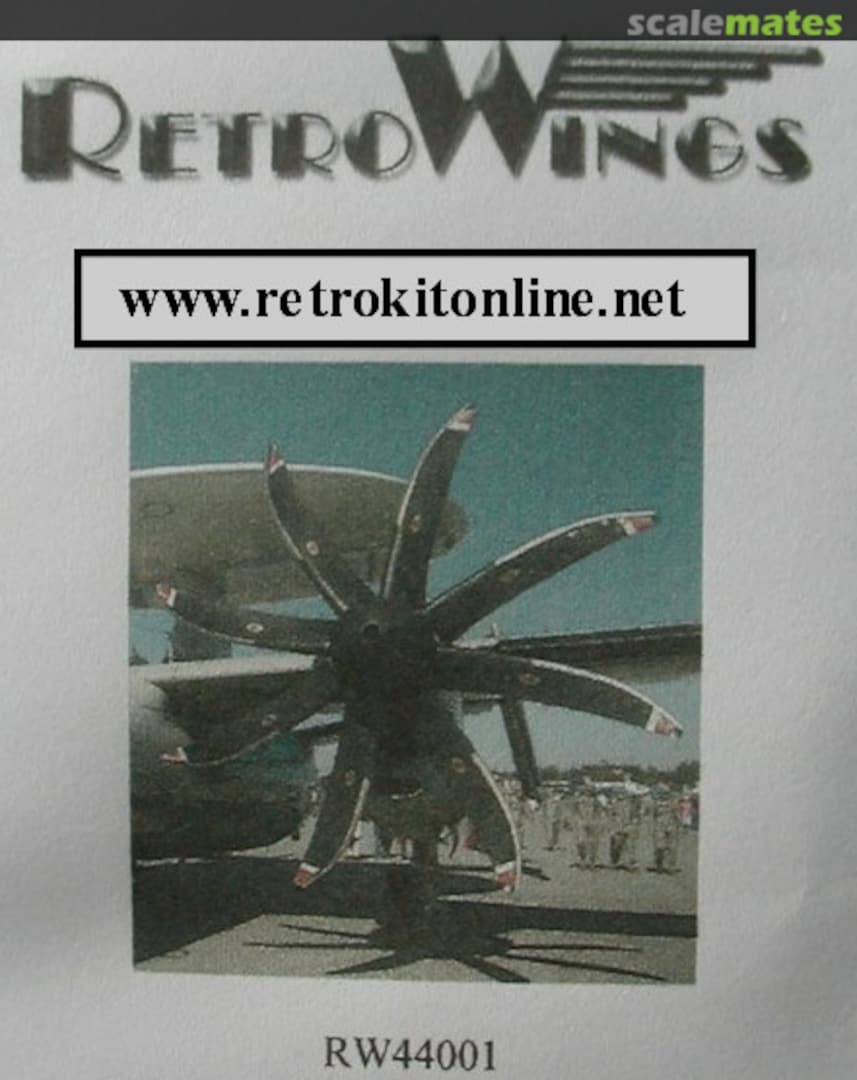 Boxart 8-Blade E-2C Hawkeye Propellers RW44001 RetroWings