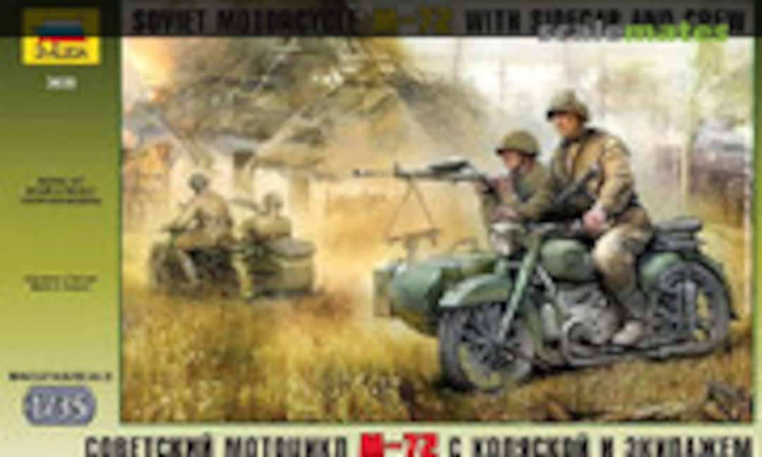 1:35 Motorcycle M-72 (Zvezda 3639)