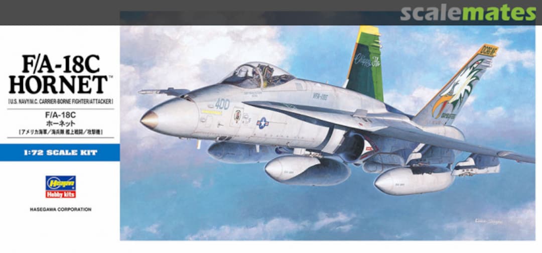 Boxart F/A-18C Hornet 00438 Hasegawa