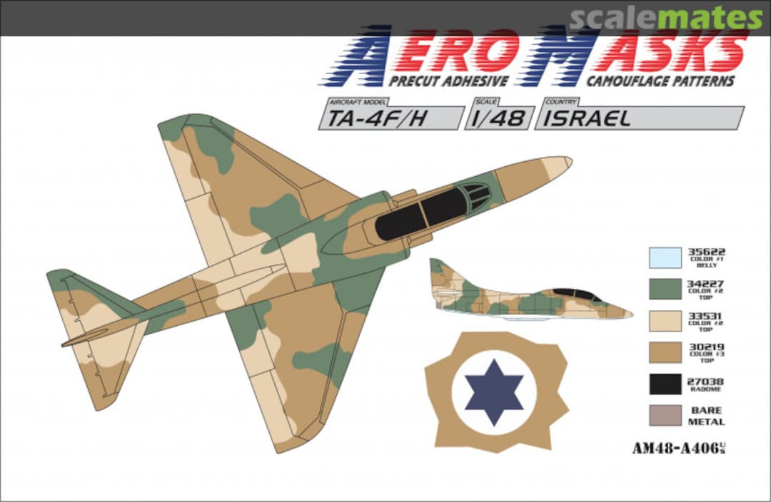 Boxart TA-4F/H Israel AM48-A406 AeroMasks