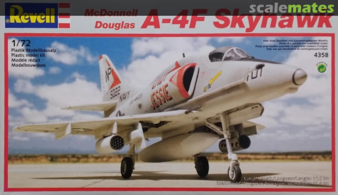 Boxart McDonnell Douglas A-4F Skyhawk 4358 Revell