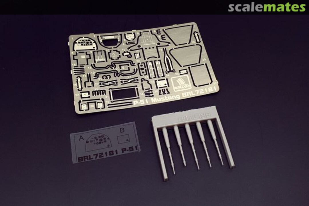 Boxart P-51/ Mustang Ia BRL72181 Brengun