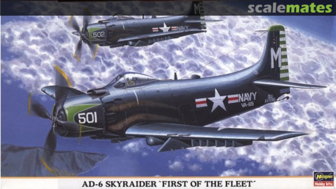 Boxart AD-6 Skyraider `First of the Fleet´ 00023 Hasegawa