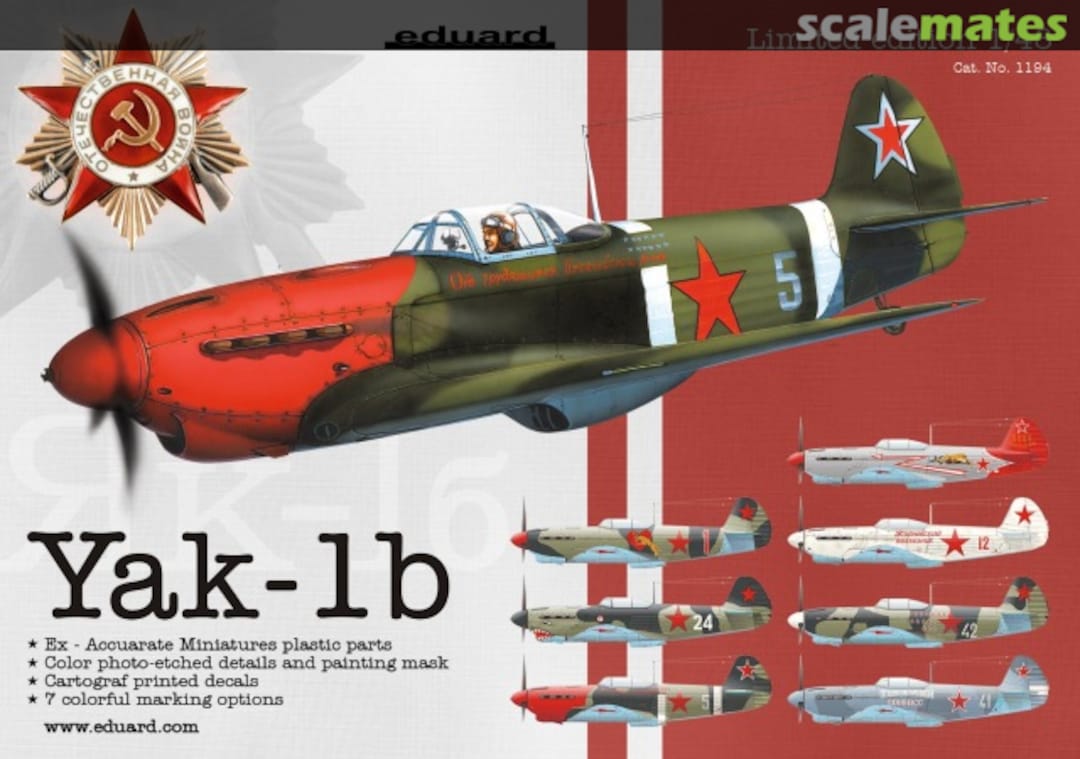 Boxart Yak-1b 1194 Eduard