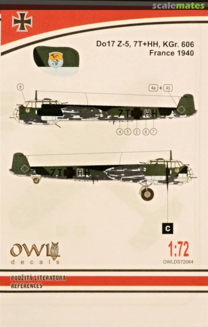 Boxart Dornier Do-17 Z-5 OWLDS72064 OWL