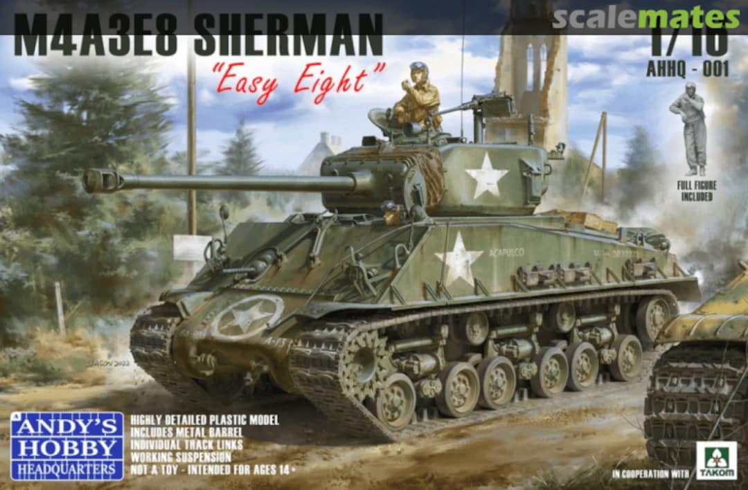 Boxart M4A3E8 Sherman "Easy Eight" AHHQ - 001 Andy's Hobby Headquarters