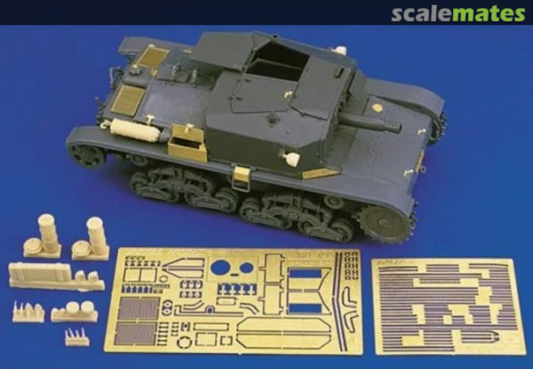 Boxart Semovente M41 da 75/18 Photo-etch detail 204 Royal Model