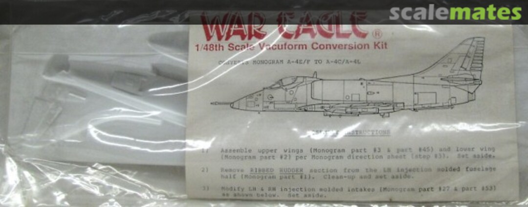 Boxart Douglas A-4C/L Fuselage Conversion 48-A4C War Eagle