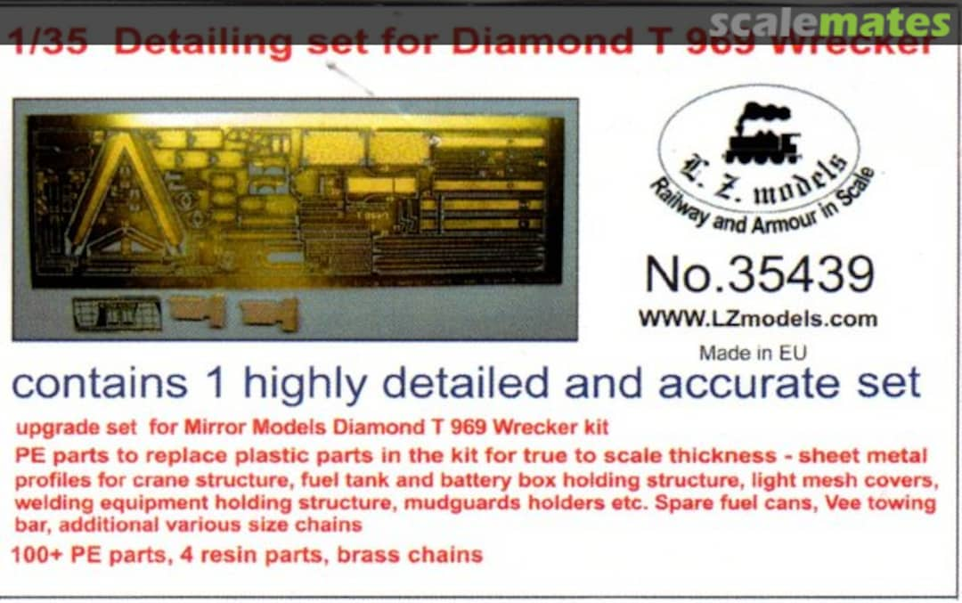 Boxart Detailing set for Diamond T 969 Wrecker 35439 L.Z. Models