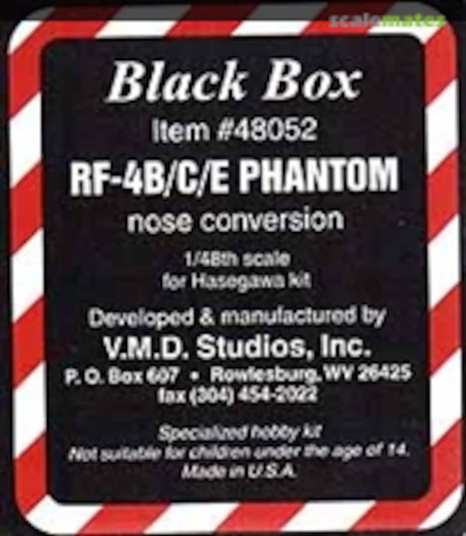 Boxart McDonnell Douglas RF-4B/C/E Phantom Nose Conversion 48052 Black Box