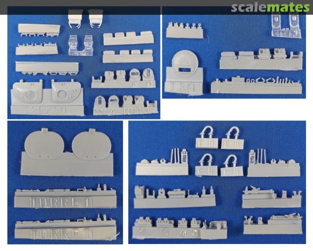 Boxart T29/T30/T34 series Turret Super Set (TAK) 35-7115 The New TMD