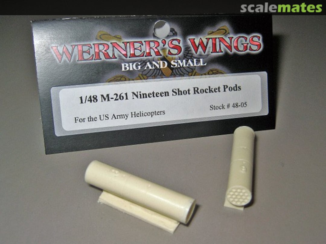 Boxart M-261 19-Shot Rocket Pods 48-05 Werner's Wings