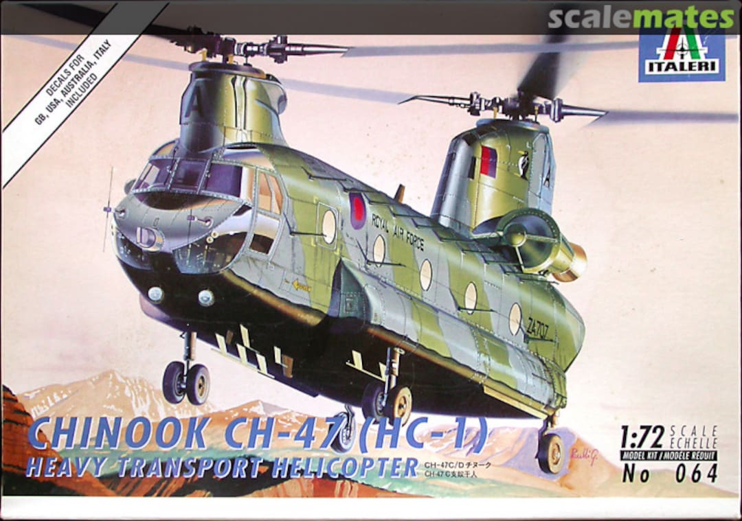 Boxart Chinook CH-47 (HC-1) 064 Italeri