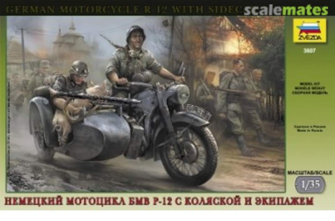 Boxart Motorcycle R-12 3607 Zvezda