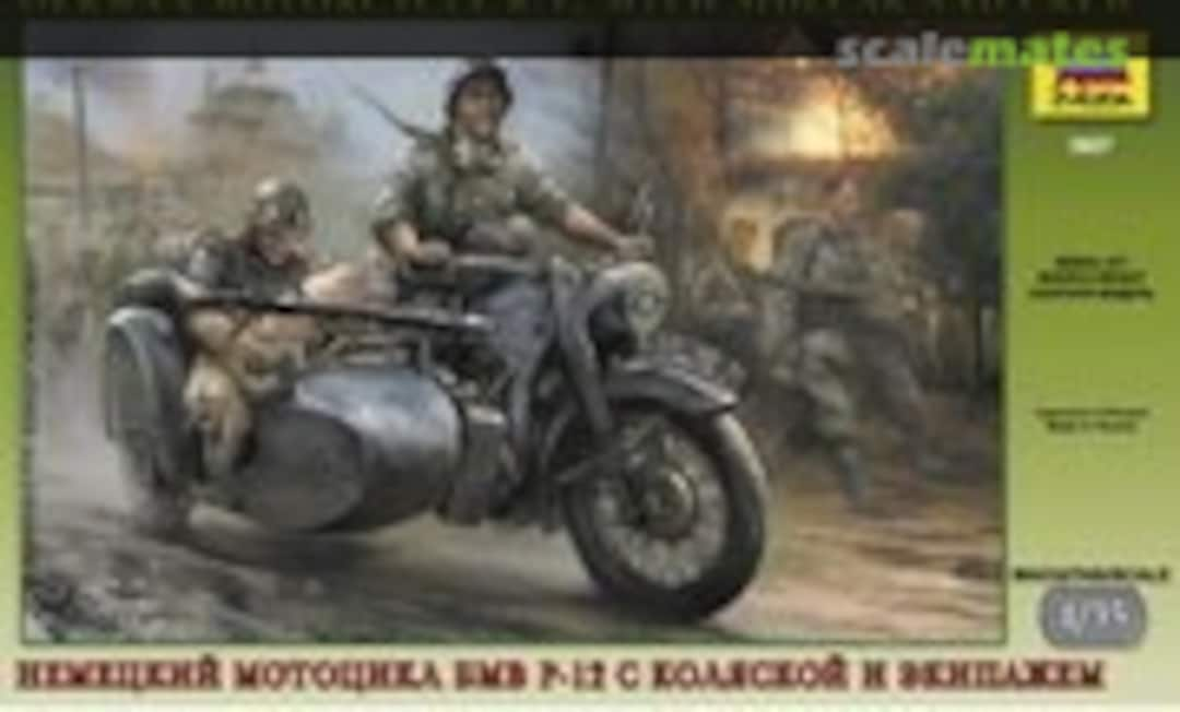 1:35 Motorcycle R-12 (Zvezda 3607)