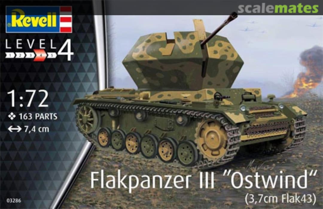 Boxart Flakpanzer III ‘Ostwind‘ (3,7cm Flak 43) 03286 Revell