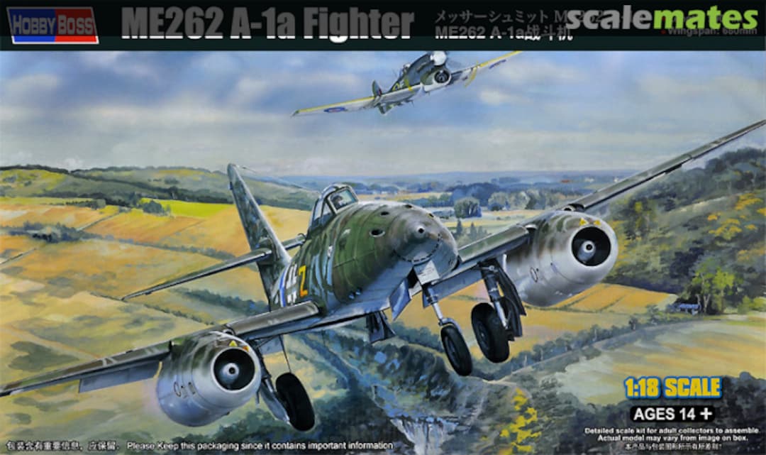 Boxart ME262 A-1a Fighter 81805 HobbyBoss