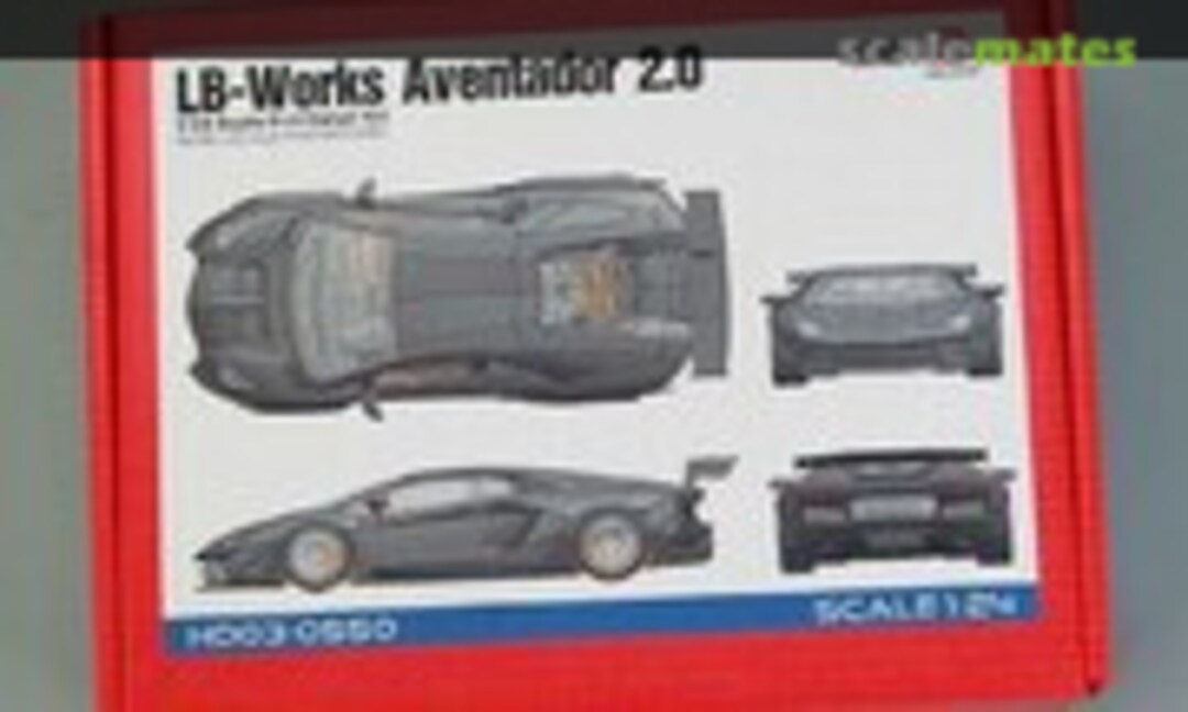 1:24 LB-Works Aventador 2.0 full detail kit (Hobby Design HD03-0550)