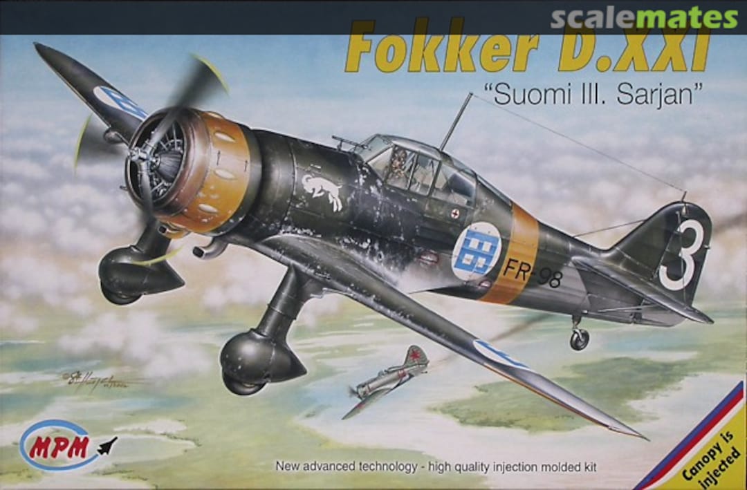 Boxart Fokker D.XXI "Suomi III. Sarjan" 72520 MPM Production