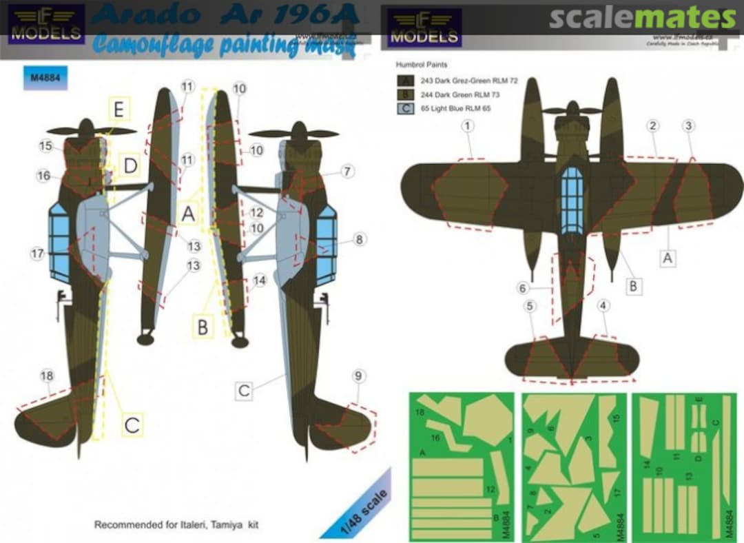 Boxart Arado Ar 196A M4884 LF Models