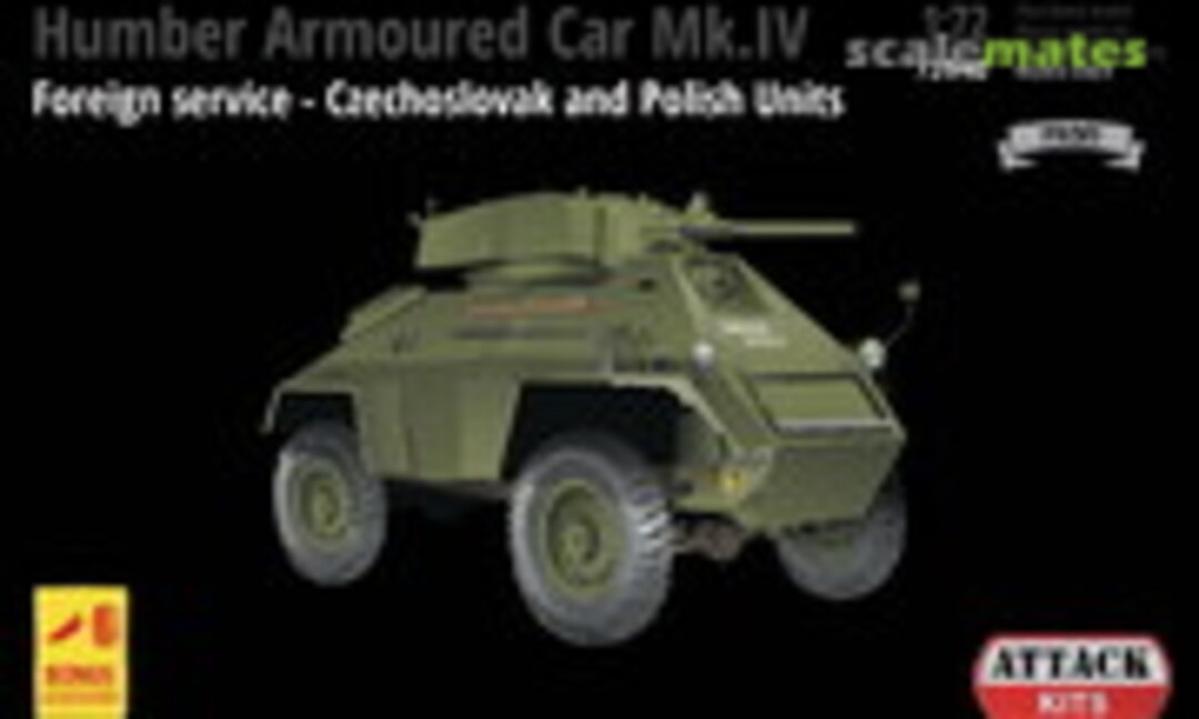 1:72 Humber Armoured Car Mk.IV (Attack Hobby Kits 72940)