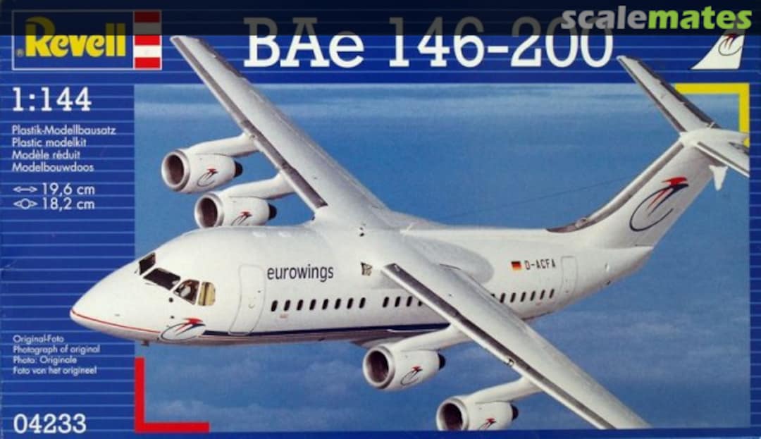 Boxart BAe 146-200 04233 Revell