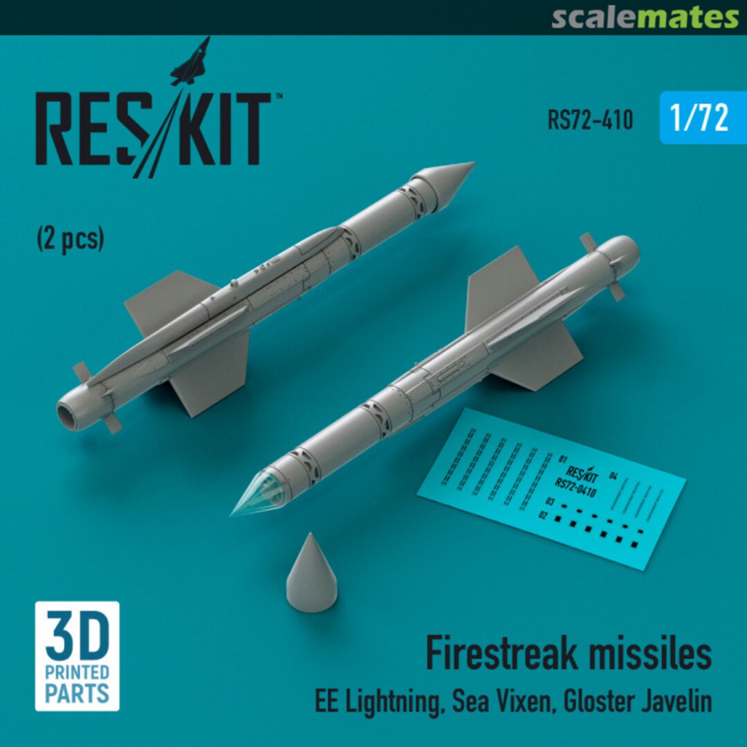 Boxart Firestreak Missiles RS72-410 ResKit