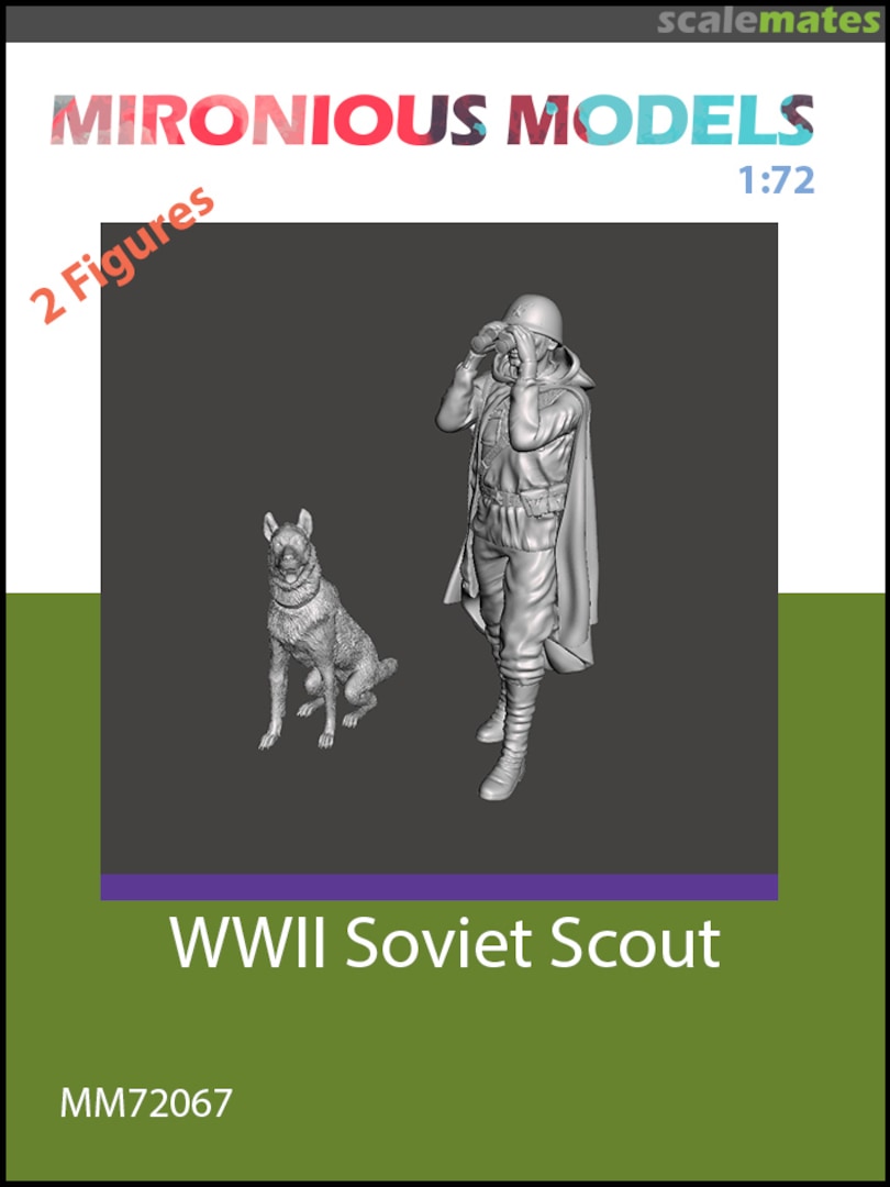 Boxart WWII Soviet Scout MM72067 Mironious Models