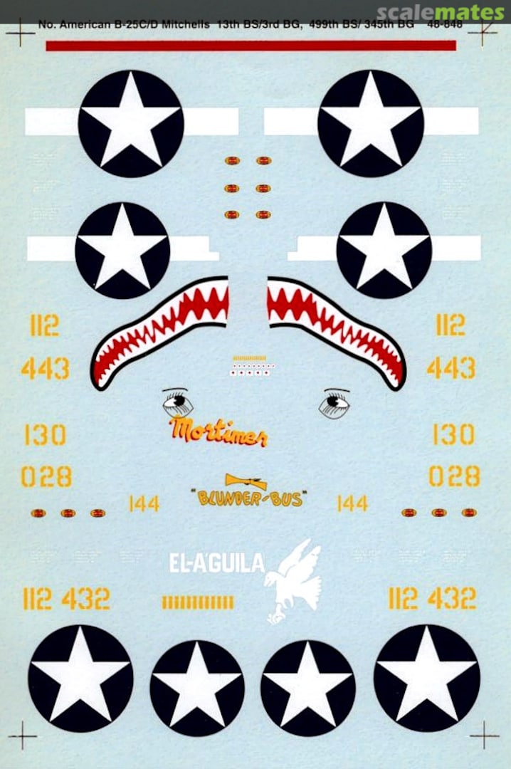 Boxart B-25C Mitchells 48-0848 SuperScale International