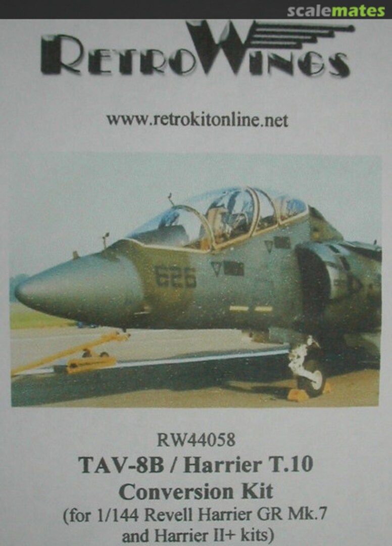 Boxart TAV-8B/Harrier T.10 RW44058 RetroWings