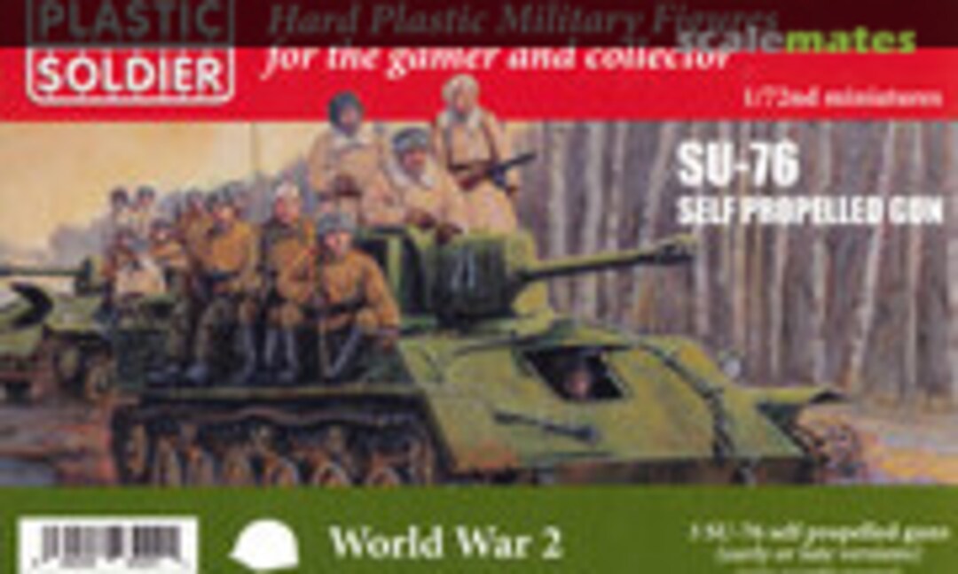 1:72 Russian SU-76 self propelled gun (Plastic Soldier WW2V20030)