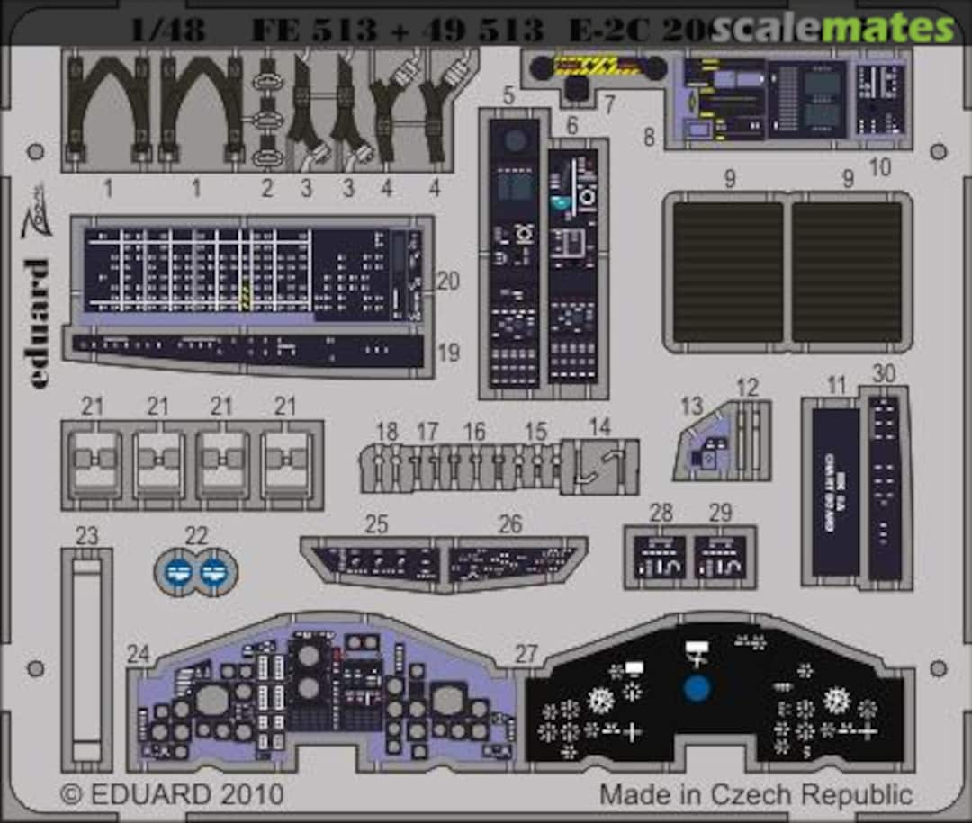 Boxart E-2C 2000 interior 49513 Eduard