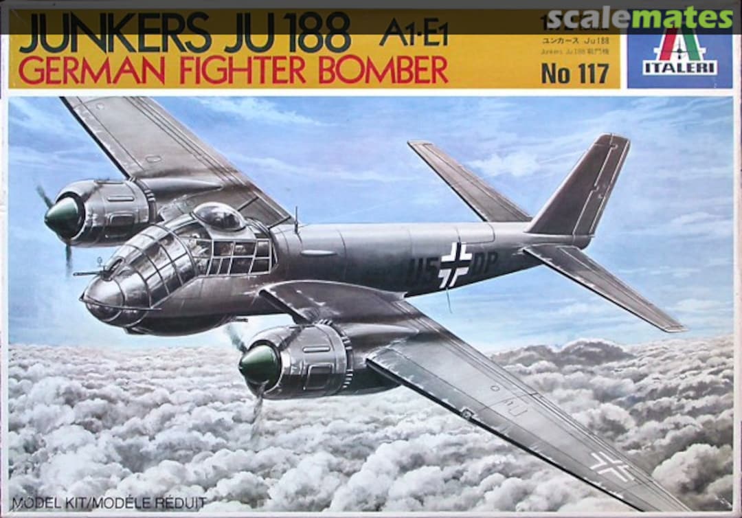 Boxart Junkers Ju 188 A1-E1 117 Italeri