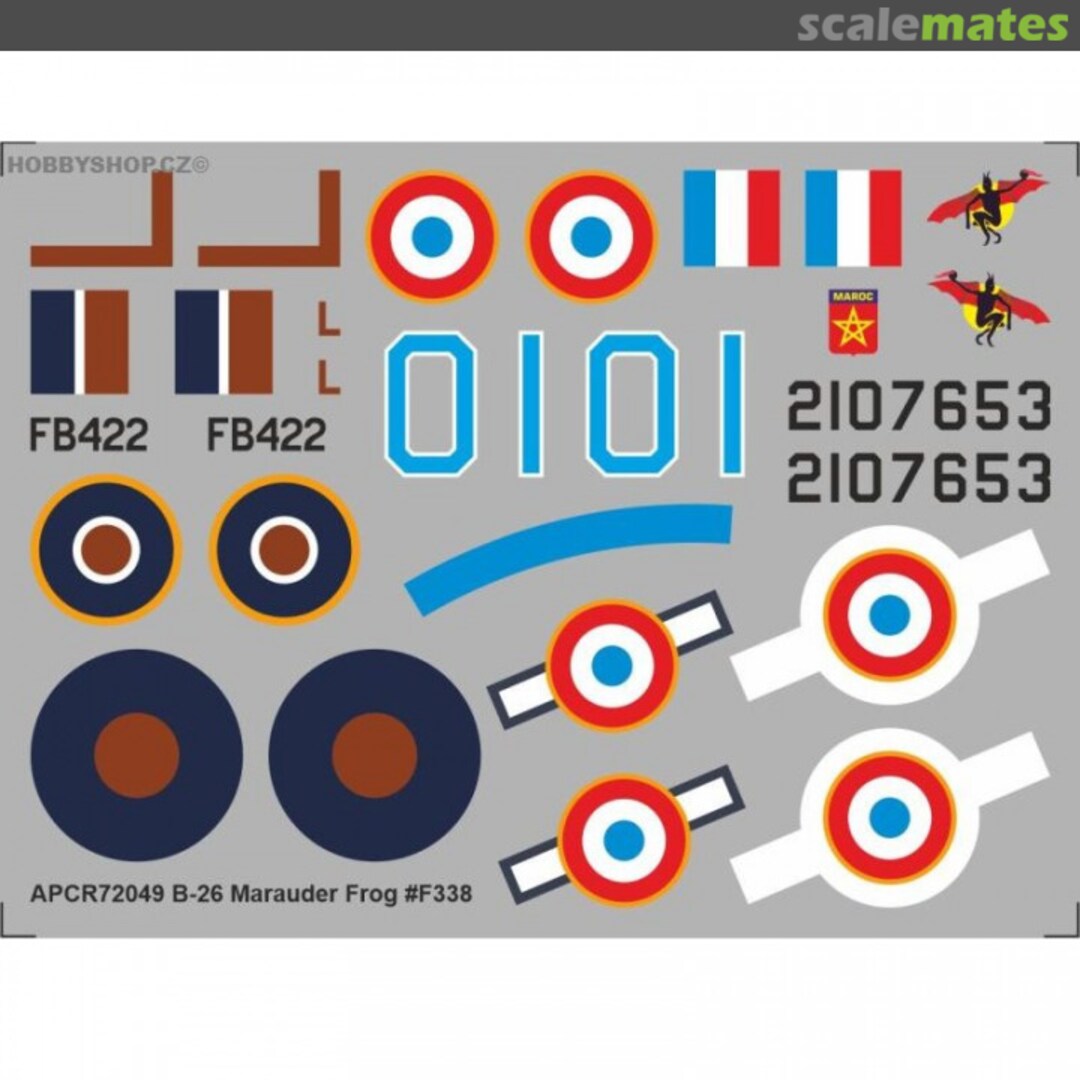 Boxart B-26 Marauder APCR72049 APC Decals