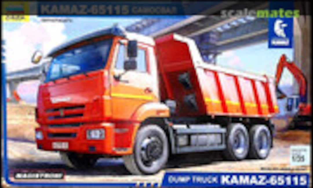 1:35 Dump Truck KamAZ 65115 (Zvezda 3650)