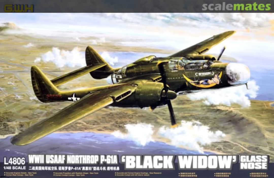 Boxart Northrop P-61A 'Black Widow' L4806 Great Wall Hobby