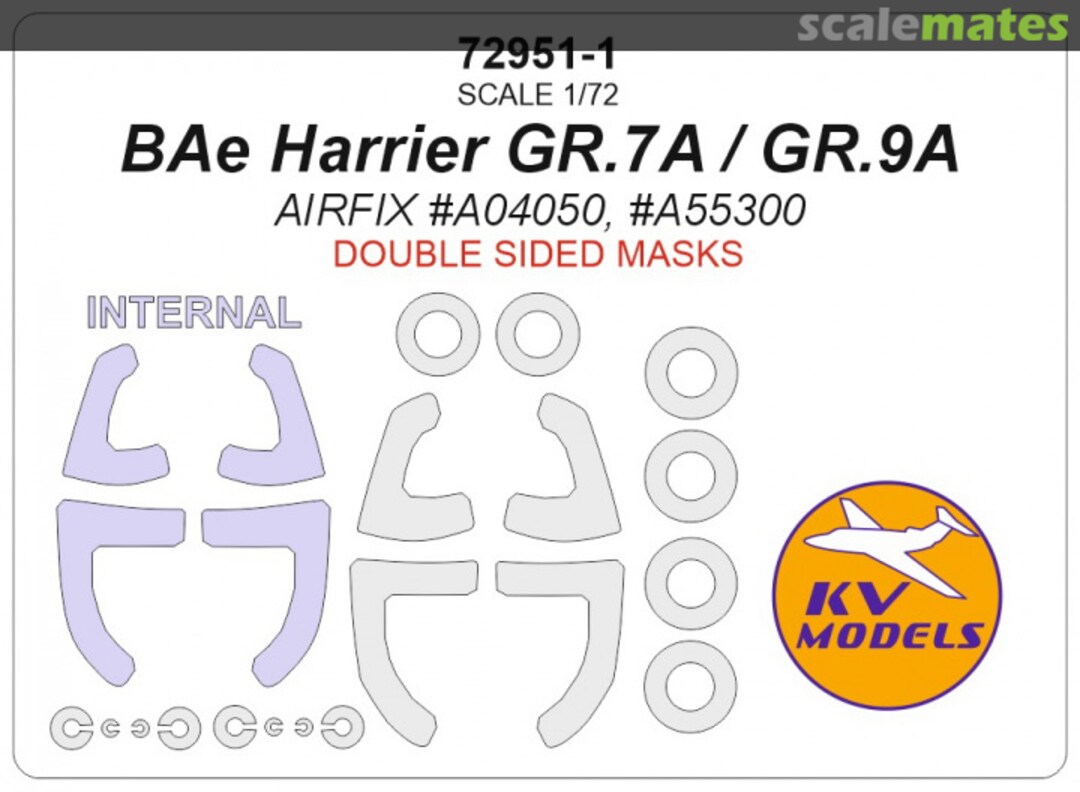 Boxart BAe Harrier GR.7A / GR.9A (Double sided) 72951-1 KV Models