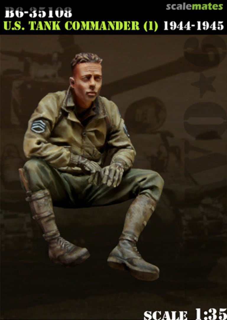 Boxart U.S. Tank Commander (1) 1944-45 B6-35108 Bravo-6