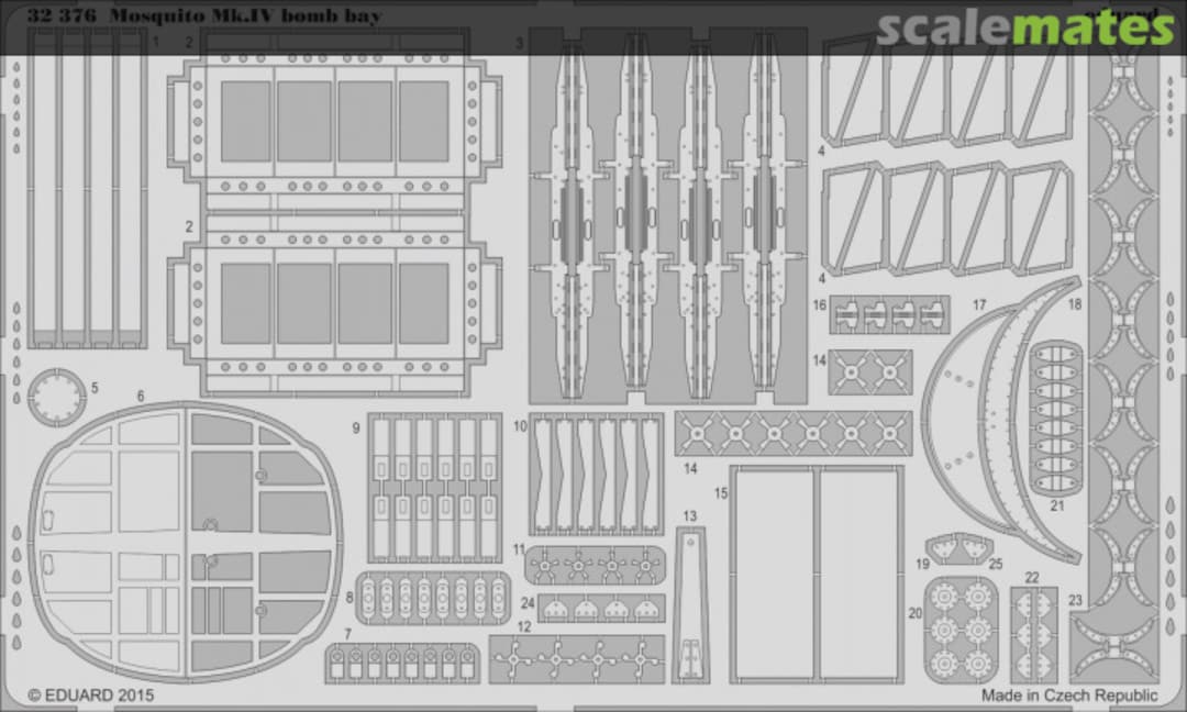 Boxart Mosquito Mk.IV bomb bay 32376 Eduard