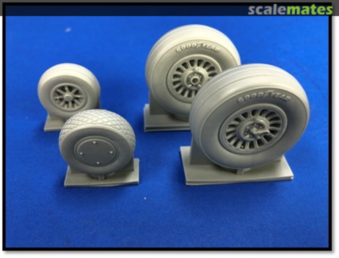 Boxart North-American B-25 Mitchell weighted wheels set 48212 True Details