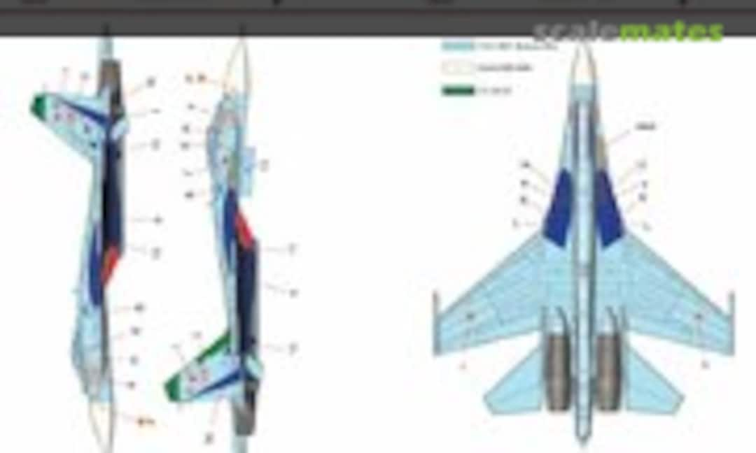 1:72 Su-27 (Russian 08 shark) decal (HADmodels  72171)