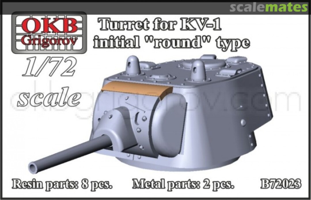 Boxart Turret for KV-1, initial "round" type B72023 OKB Grigorov