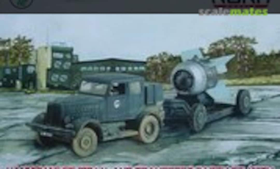 1:72 Hanomag SS 100LN and Transport Carriage with german 4,5 tone Plutonium A-Bomb Innsbruck Type (Kora Models A7243)