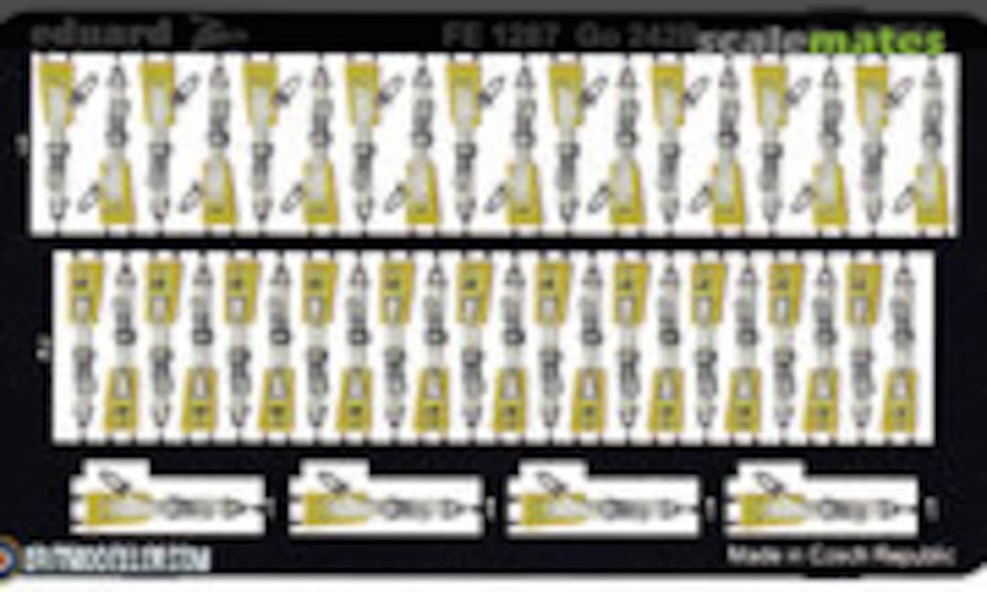 1:48 Go 242B seatbelts STEEL (Eduard FE1287)