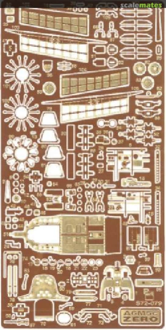 Boxart Mitsubishi A6M5c Model 52 Zero S72-079 Part