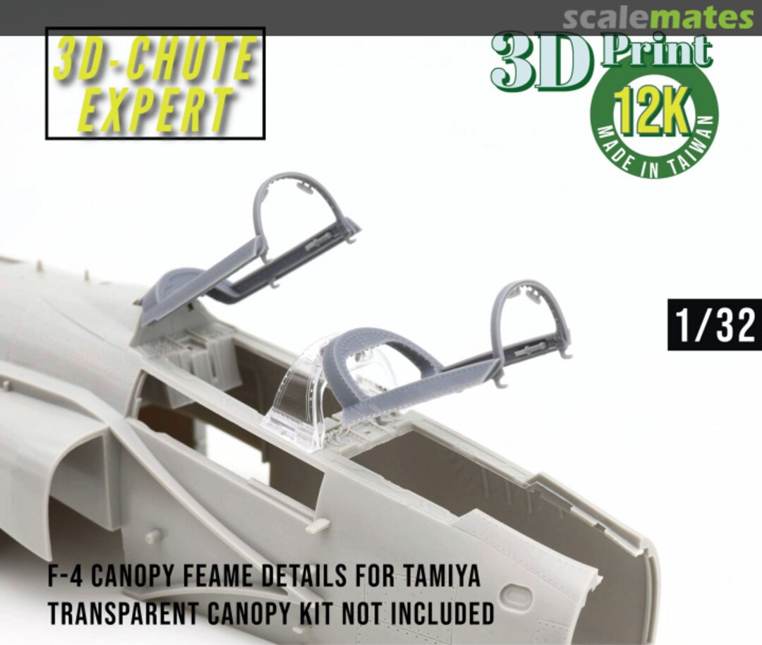 Boxart F-4 Canopy Frame Details N/A 3D-Chute Expert