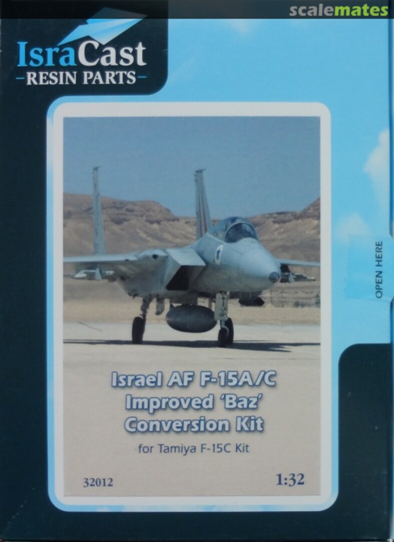 Boxart F-15A F-15C Improved Baz Conversion Set 32012 IsraCast